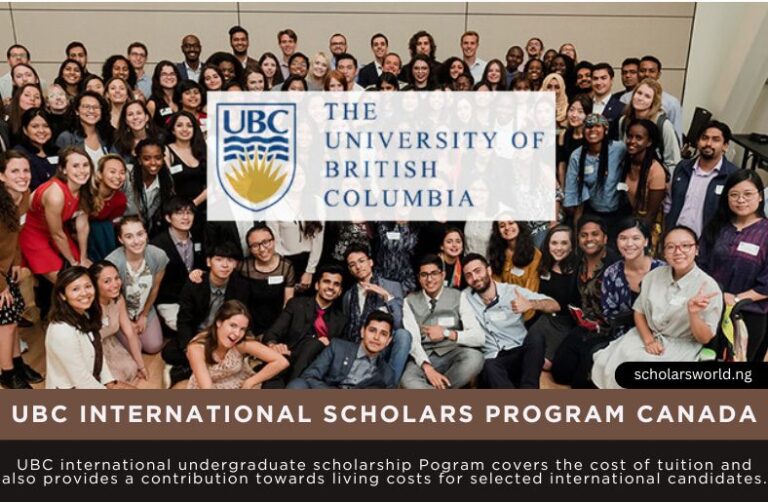University of British Columbia Scholarship Opportunities for International Students